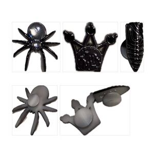 NWOT Gothic Style Croc Charms